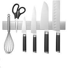 30cm Magnetic Knife Holder - Stainless Steel Strong Magnetic Knife Bar For Easy Knife Storage