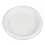 BWK 6 in. Hi Impact Plastic Dinnerware Plate, White 1