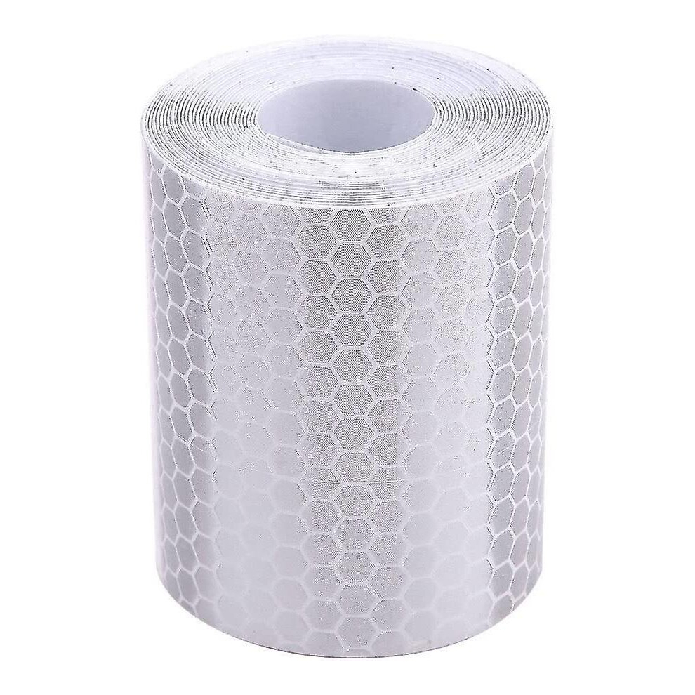 Reflective Tape, 5Cm Width * 3M Length, Automotive Motorcycle Trailer Tractor Truck Reflectors, Warning Safety Warning (White) 9326616068151