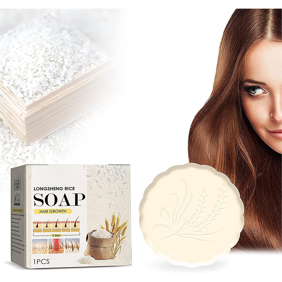 Rice Shampoo Bar, Rice Soap For Hair Growth, Hair Loss Rice Shampoo Bar
