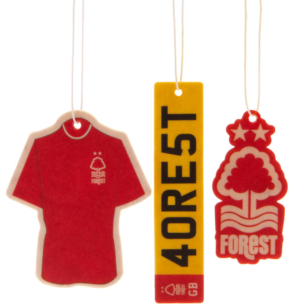 Nottingham Forest FC Air Freshener (Pack of 3)