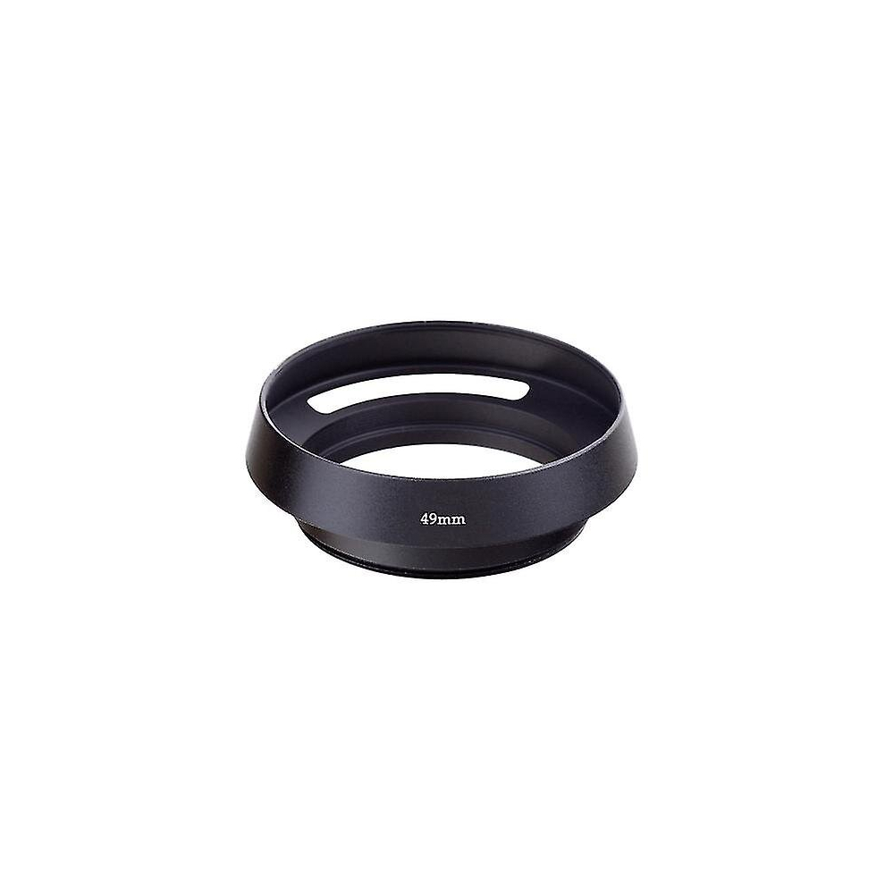 49Mm Metal Vented Lens Hood For Leica(Black) Black 9326616076927
