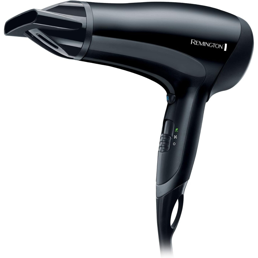 Remington D3010 Power Dry Lightweight Hair Dryer, 2000 W, Black