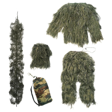 Children Ghillie Suit Disguise Combat For Wargame Photography Forest Green 140~160cm