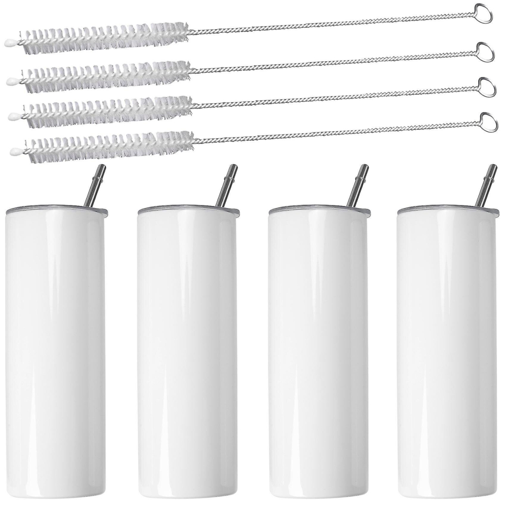 Sublimation Tumblers 1 Skinny Straight,stainless Steel Sublimation Blanks Skinny Tumbler,with Lid