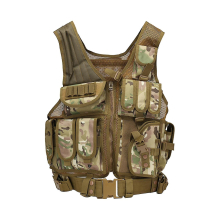 Tactical Vest Outdoor Breathable Combat Training Vest Adjustable Strap Belt Camouflage