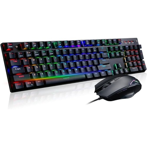 Teamwolf Mechanical Gaming Keyboard RGB Backlight 104 Keys
