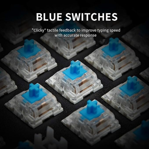 Teamwolf Mechanical Gaming Keyboard RGB Backlight 104 Keys 1