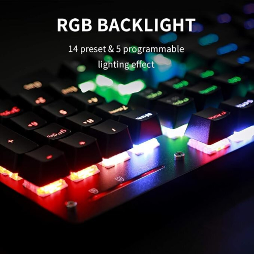 Teamwolf Mechanical Gaming Keyboard RGB Backlight 104 Keys 2