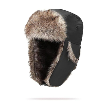 Unisex Trapper Hat With Faux Fur - Waterproof Winter Hat