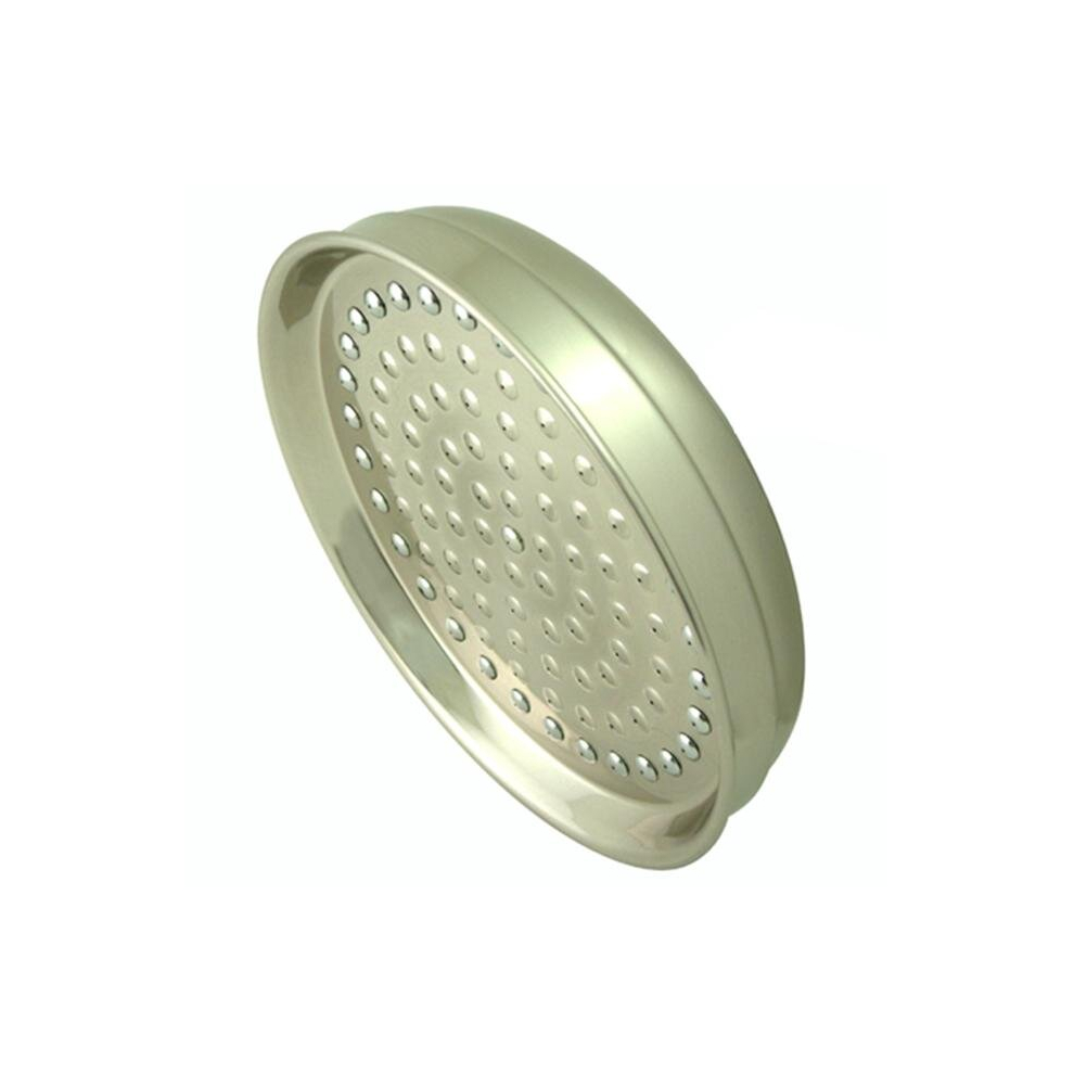 8 Inch Diameter Brass Rain Drop Shower Head - Satin Nickel 780475829039