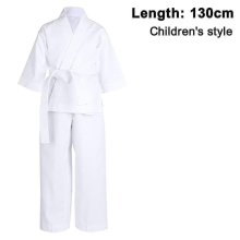 Karate Uniform With Free Belt, White Karate Gi For Kids