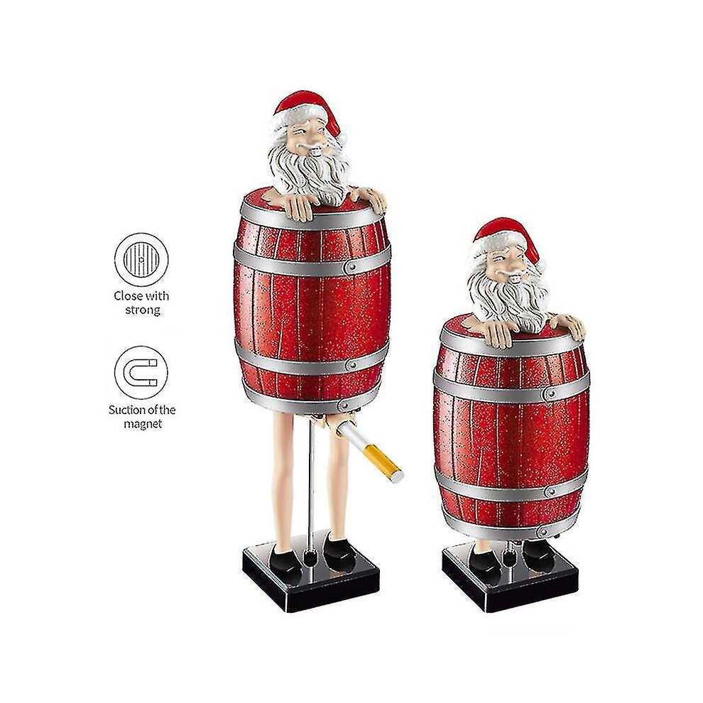 Portable Santa Claus Cigarettes Dispenser Creative Automatic Cigarettes Storage Case Funny Home Storage Box Smoking Tool