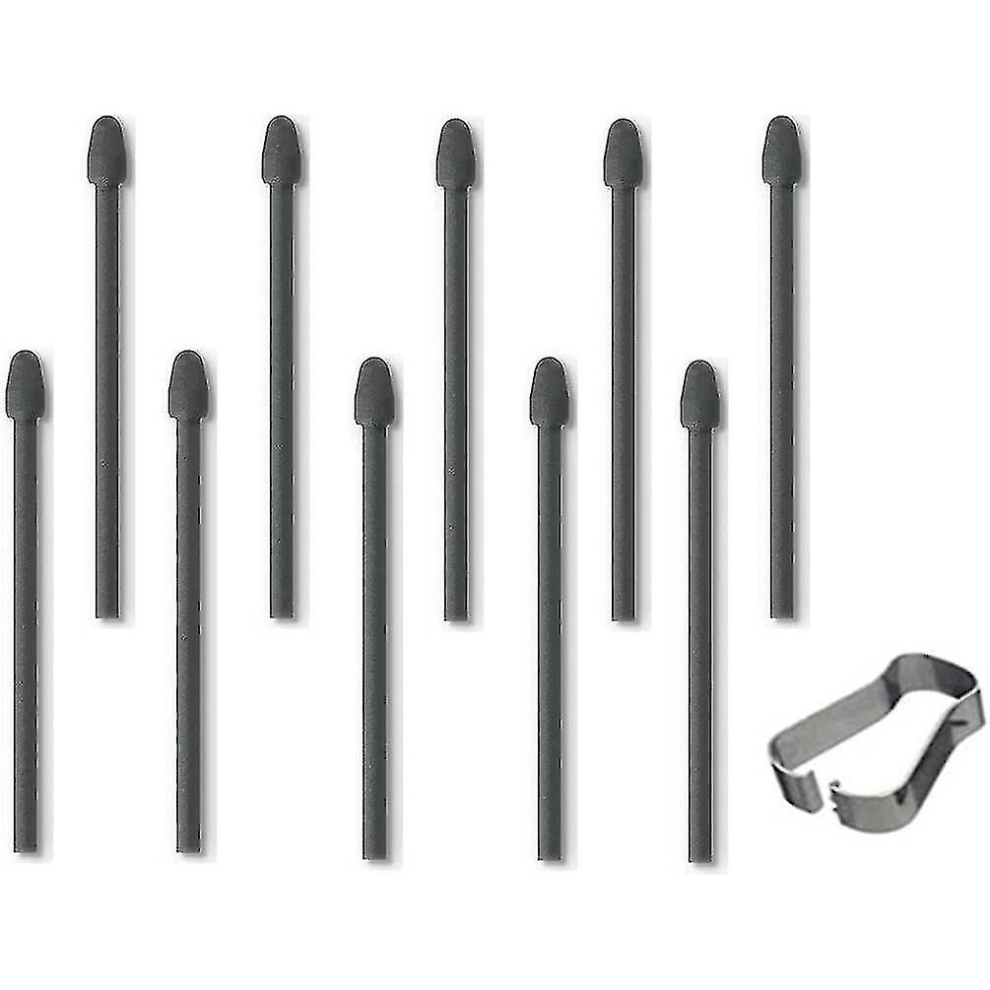 10Pcs Marker Pen Tips/Nibs Replacement For Boox Pen2 Pro, Tab X,Max Lumi2, Note Air2, Note Air2 Plus, Nova Air C Stylus Pen (10Pcs Tips/Black) Black 9326616144787