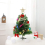 Mini Small Christmas Tree With LED Lights Tabletop Artificial Xmas Ornament Gift 6