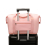 (Pink) Two pieces Expandable Durable Waterproof Travel Duffel Bag Set 11