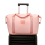 (Pink) Two pieces Expandable Durable Waterproof Travel Duffel Bag Set 10