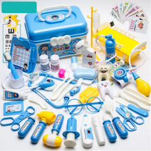Kids Doctor Case Toy, Doctor Kit Stetoscope Tools Gift For Boy And Girl (blue)