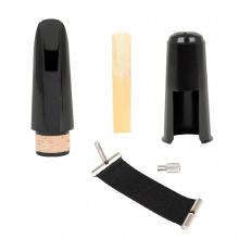Clarinet Set with Flower Cap Clip Angle and Mouthpiece Ideal for Woodwind Musicians and Beginners