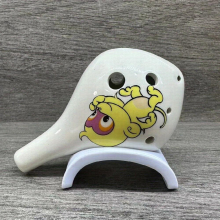 Zodiac Monkey Cartoon Series 6 hole AC Ocarina Long mouthed Beginner Children And Students Intangible Cultural Heritage without Base