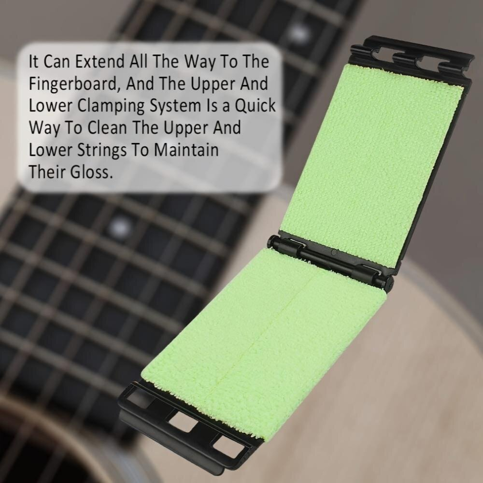 1pc Guitar String and Fretboard Cleaner Dual Action for Guitar Bass and Ukulele Keep Your Strings Clean and Playing Smoothly