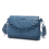 Miss Lulu (Blue) Chic Quilted Shoulder Bag With Chain Strap 3