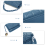 Miss Lulu (Blue) Chic Quilted Shoulder Bag With Chain Strap 8