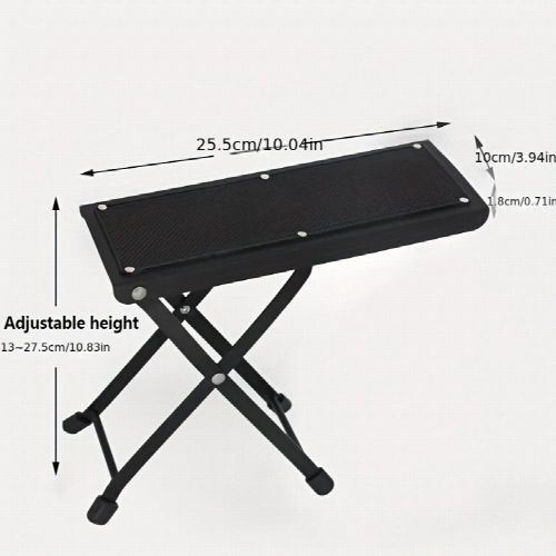 Adjustable Folding Guitar Foot Pedal with Thickened Foot Rest for Comfortable Playing 2