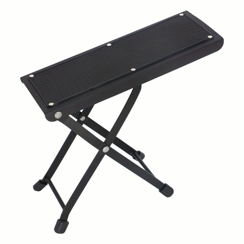 Adjustable Folding Guitar Foot Pedal with Thickened Foot Rest for Comfortable Playing