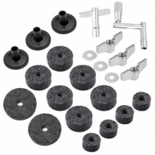 23pcs Durable Drum Set Cymbal Felt Washer Cymbal Replacement Parts Drum Cymbal Accessory Instruments Musical Accessories