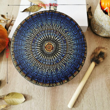 1set Handcrafted Percussion Drums with Unique Mosaic Perfect for Professional Musicians and Beginners Alike