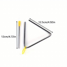 Percussion Instrument Teaching Aid for Kindergarten Iron Triangle for Enhanced Learning Experience