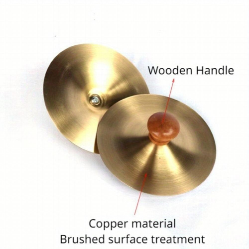 A Pair Of Copper Cymbal Percussion Instruments 2