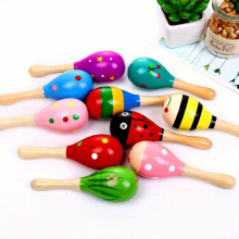 Small Sand Hammer Wooden Percussion Instrument For Education And Music Teaching Aids
