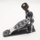 Dual Felt Head Frame Drum Stepping Hammer and 10