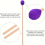 Marimba Mallets Specific 1 Pair Medium Hard Yarn With Beech Handle Medium Hard For Percussion Marimba Playing 10