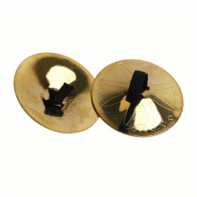 2pcs Musical Instrument Belly Dancing Indian Brass Finger Cymbals Middle East Percussion Cymbals Props Percussion Instrument