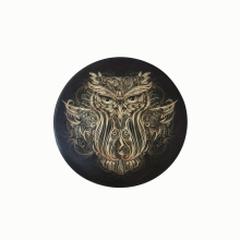 Handcrafted Shamanic Drum Set Siberian Owl Drum for Shamanic Journeying