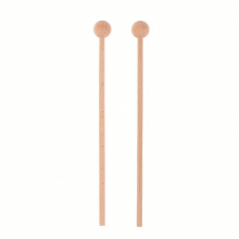 1Pair Solid Wood Knocking Sticks Hammer Percussion Xylophone Hammer Accessories