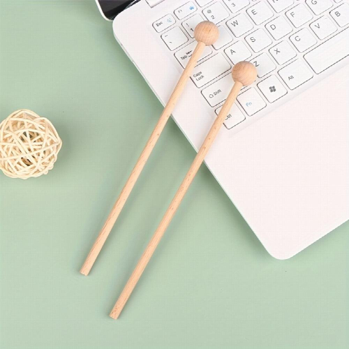 1Pair Solid Wood Knocking Sticks Hammer Percussion Xylophone Hammer Accessories 1