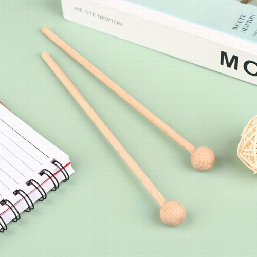 1Pair Solid Wood Knocking Sticks Hammer Percussion Xylophone Hammer Accessories 2