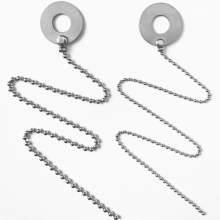 2pcs Enhance Your Drumming Experience with Big Small Cymbal Sizzler Chain Perfect for Rides Crashes Chinas and Jazz Drums