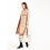 (Beige and Brown) Elegant Tote Bag with Monogram Pattern 9