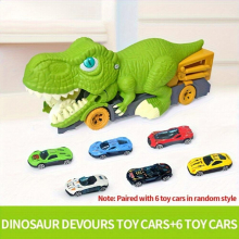 Accessories Small Car Style Is Random Dinosaur Devouring Push pull Toy Car Combo Suitable For Halloween Christmas Thanksgiving