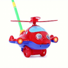 Children Learning To Walk Hand Push Airplane Toy Dog Turtle Sports Car Kindergarten Activity Toy