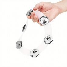6 Step Silicone Frame Drum Kit with Double Bells and Cymbal Ring Perfect for Beginners and Professionals Alike