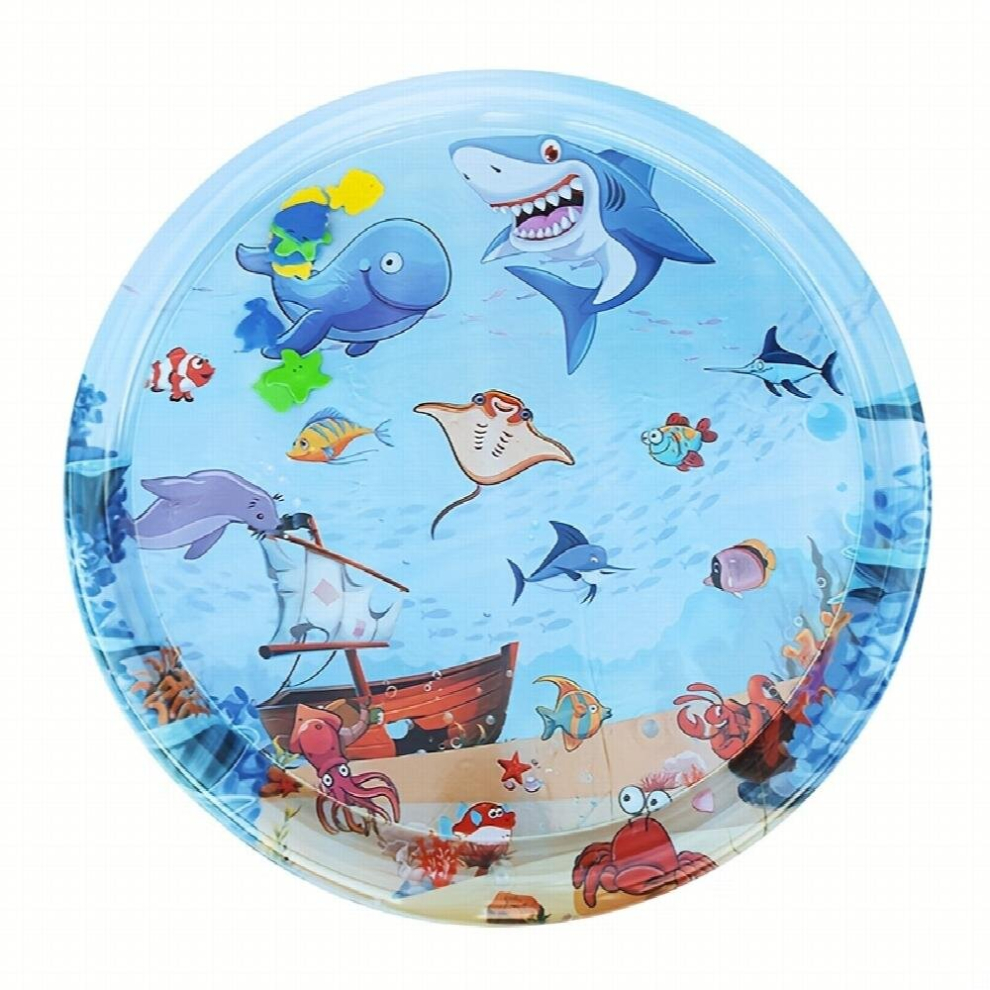 1pc 36 6inch Inflatable Pat Pad Inflatable Water Pad Tummy Time Crawling Pad Outdoor Activity Game Water Pad