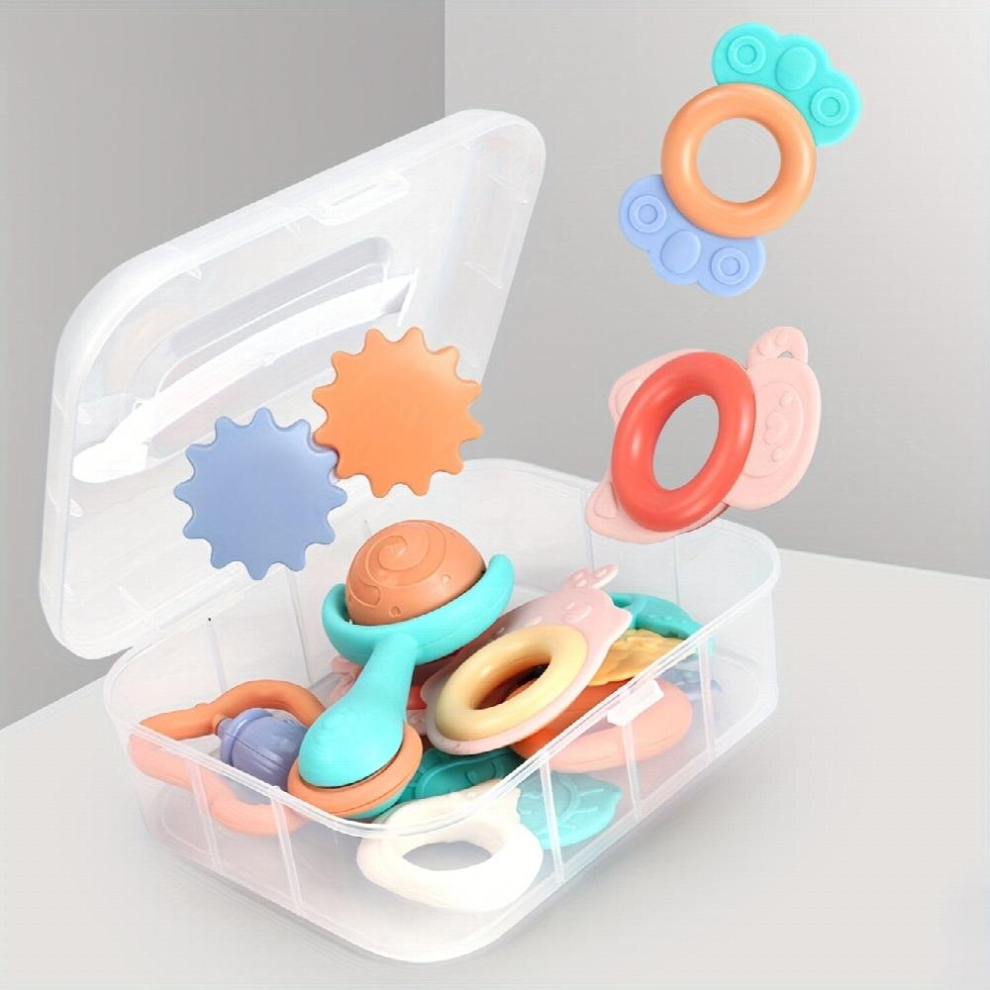 7 piece Set And 15 piece Set Baby Teething Toys Baby Teether Set BPA Fruit Feeding Nipples Suitable For Babies High Temperature Sterilization At 120 C