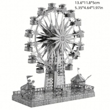DIY Metal Assembly Toy Ferris Wheel Model 3D Three dimensional Game Puzzle Playground Ferris Wheel Model