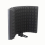 Microphone Isolation Shield Foldable Mic Shield With Triple Sound Insulation Reflection Filter Mic Threaded Mount For Recording Studio Podcasts Singin 4